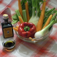 Pinzimonio with Aceto Balsamico di Modena & Olive Oil